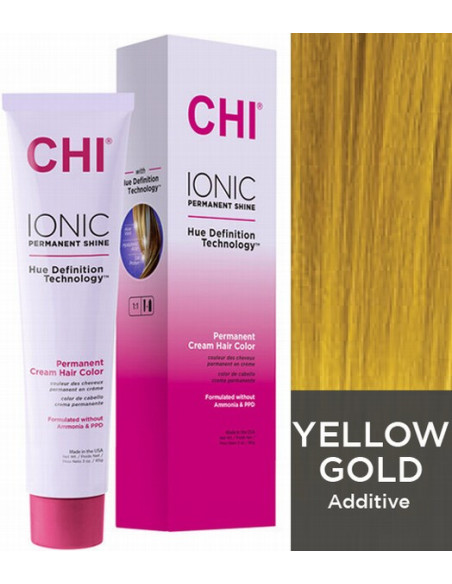 CHI IONIC Permanent Glans - GUL GULD TILSÆTNING 89g