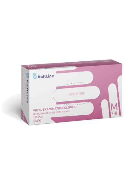 Vinylex Handsker | Vinyl | Pudderfri (Medium, 7-8) 100 stk.