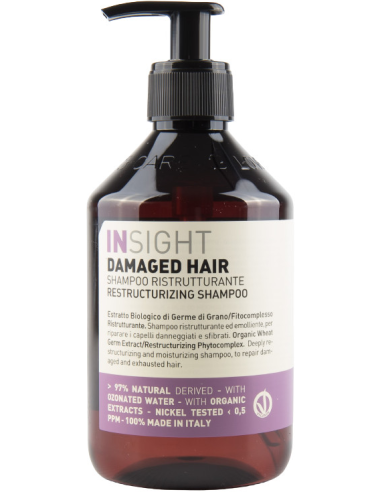 INSIGHT shampoo til skadet hår 400ml