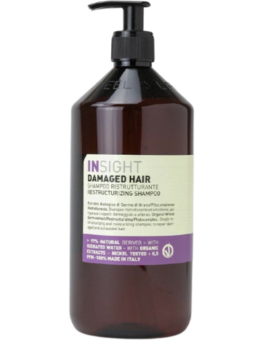 INSIGHT shampoo til skadet hår 900ml