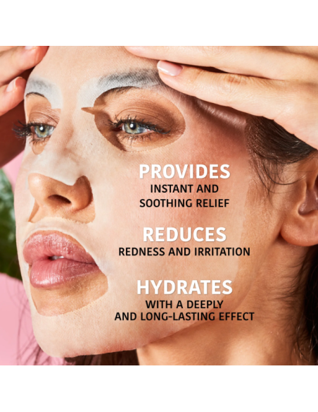 IROHA NATURE Ansigtsmaske Hydra Calm med havre, øjeblikkeligt beroligende 20ml