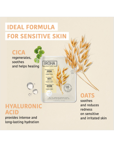 IROHA NATURE Ansigtsmaske Hydra Calm...
