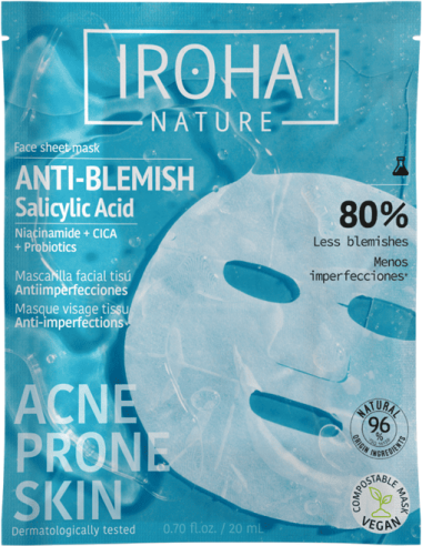 IROHA NATURE ACNE PRONE Maske med...
