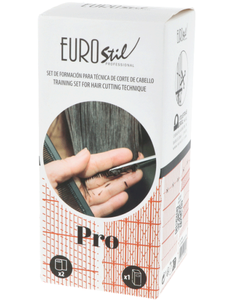 Sæt - hjælpemateriale til professionelle til at øve sig i hårklipning