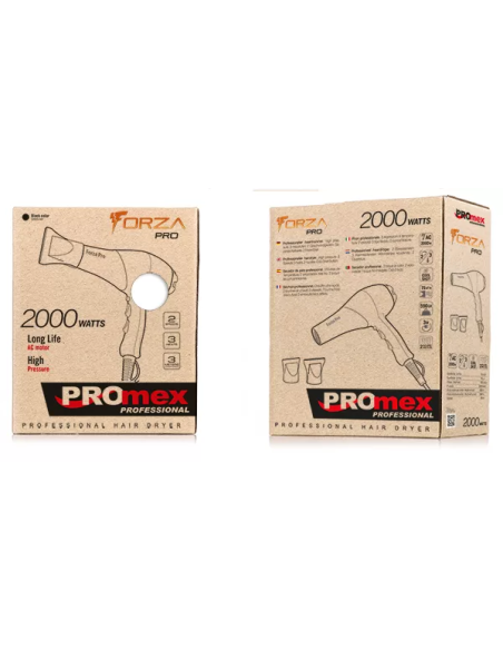 PROMEX Professionel hårtørrer FORZA-PRO, 2000W