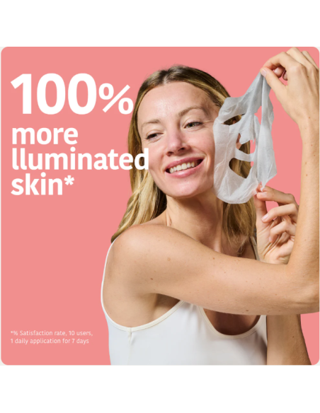 IROHA NATURE Ansigtsmaske med hyaluronsyre og C-vitamin 20 ml