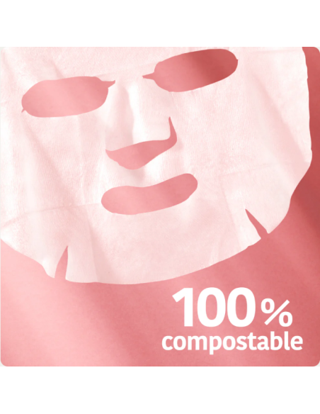 IROHA NATURE Ansigtsmaske med hyaluronsyre og C-vitamin 20 ml