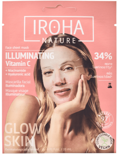 IROHA NATURE Ansigtsmaske med...
