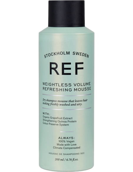 REF - Weightless Volume - letvægts tørshampooskum 200 ml