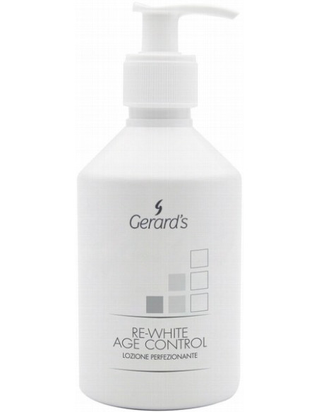 RE-WHITE AGE CONTROL Perfektionerende ansigtslotion, rensende, matterende, balancerer hudens pH-værdi 300ml