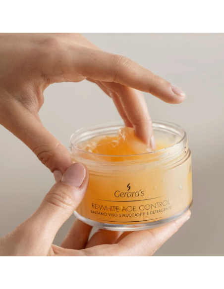 RE-WHITE AGE CONTROL Balm til øjne, læber og ansigt, fjerner makeup og renser i dybden, 150 ml