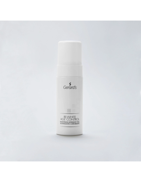 RE-WHITE AGE CONTROL Mikro-peeling skum til ansigtsrensning, biostimulerende 160 ml