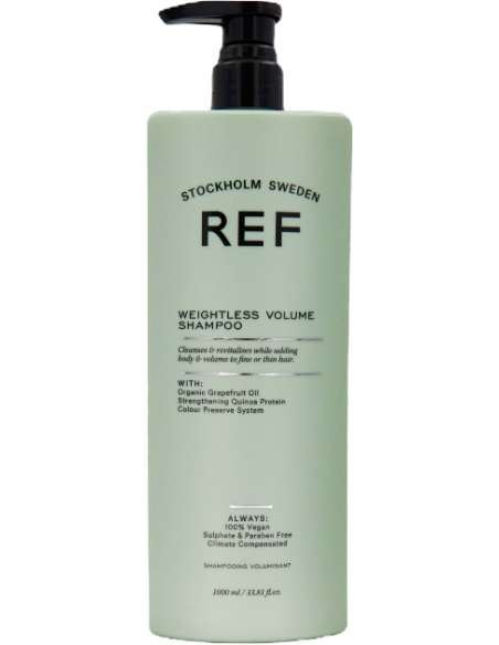 REF - Weightless Volume - volumengivende shampoo til hår 1000ml