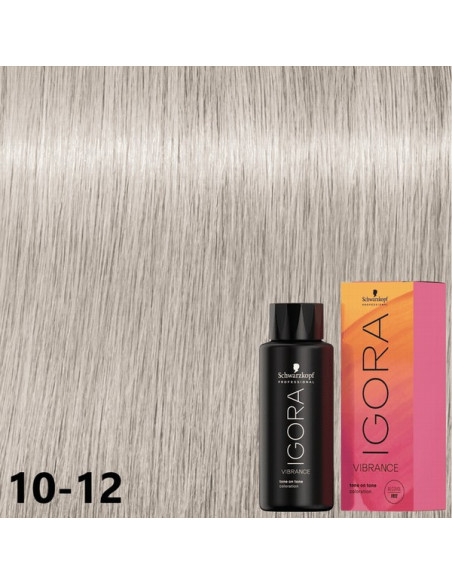 Schwarzkopf IGORA VIBRANCE demipermanent hårfarve 10-12, 60 ml