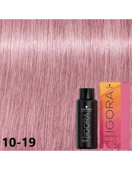 Schwarzkopf IGORA VIBRANCE demipermanent hårfarve 10-19, 60 ml