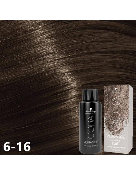 Schwarzkopf Igora Vibrance 6-16 Jordagtig Ler