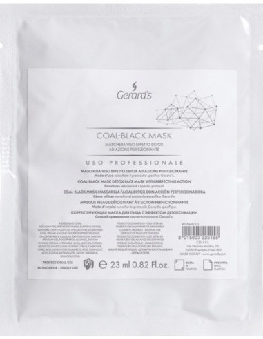 COAL-BLACK ansigtsmaske, kraftfuldt...