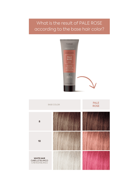 TEKNIA CREATIVE COLOR - PALE ROSE Toningmaske 250ml