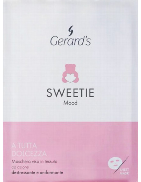 SWEETIE MOOD Ansigtsmaske, ark, beroligende, tonende 20ml