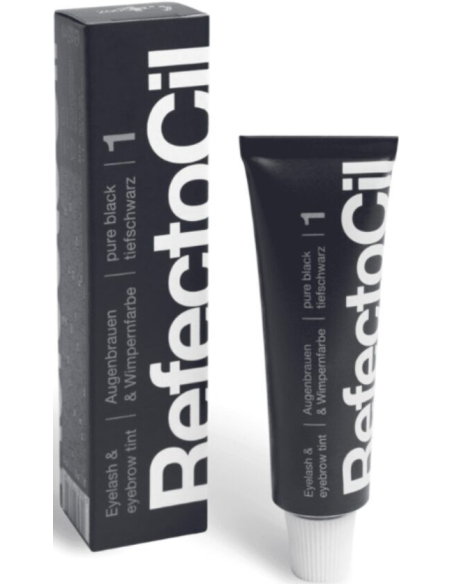 RefectoCil øjenbryns- og øjenvippefarve, sort 1, 15ml