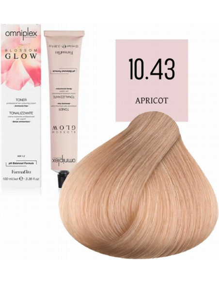 Tonējošā matu krāsa Omniplex Blossom Glow 10.43 100ml