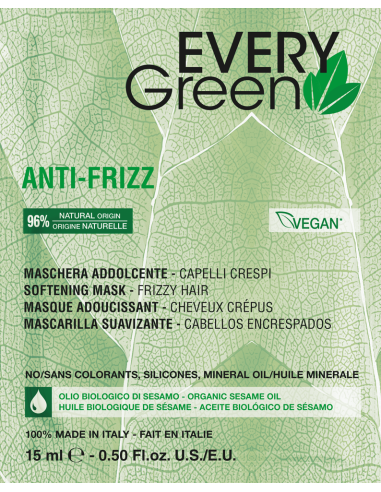 EVERYGREEN ANTI-FRIZZ Hårmaske mod...