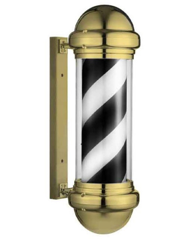 Barberstangsskilt, guld, 30x36x78cm,...