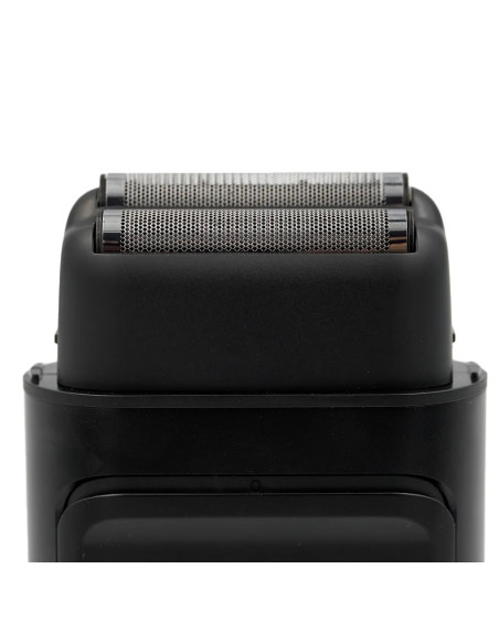 Barberkniv - barbermaskine, foliefinish, sort titaniumbelægning, blad i rustfrit stål, 7000 o/min.