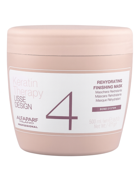 ALFAPARF Keratin Therapy Lisse Design fugtgivende afsluttende hårkur Rehydrating Finishing 500 ml