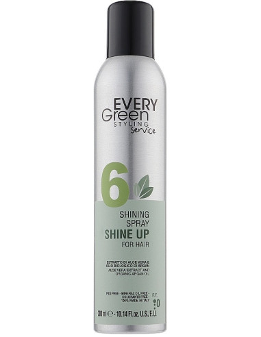EVERYGREEN 6 Glansspray med økologisk...