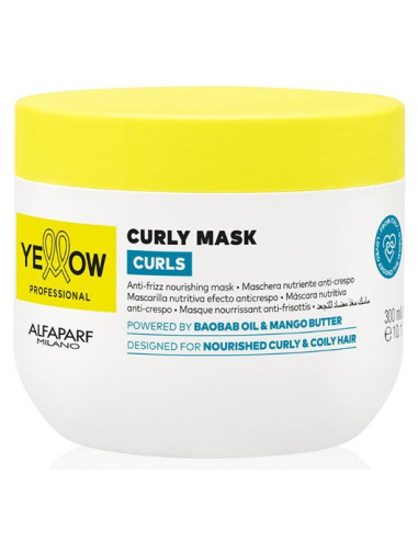 YELLOW CURLS fugtighedsmaske til...