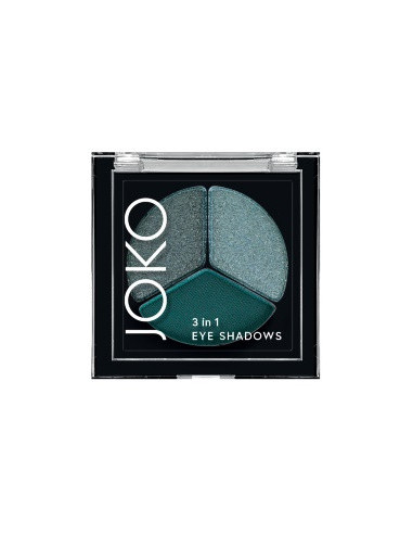 Øjenskyggetrio JOKO 3in1 02 Emerald...