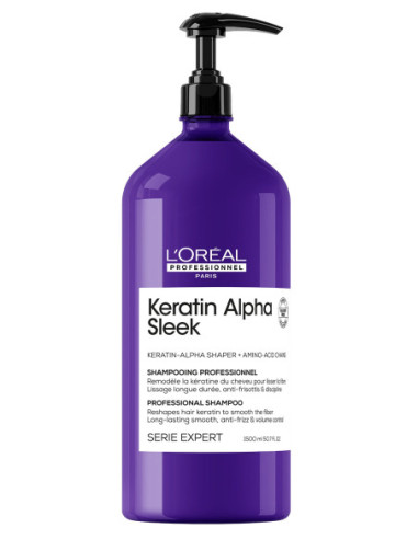 KERATIN ALPHA SLEEK shampoo, 1500 ml