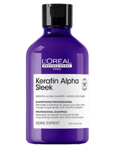 KERATIN ALPHA SLEEK shampoo, 300 ml