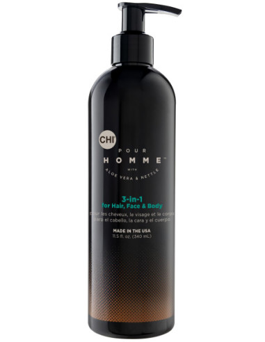 CHI POUR HOMME 3-i-1 til hår, ansigt...