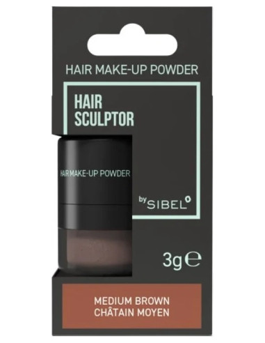 SIBEL HS Hårmakeuppudder 3g Mellembrun