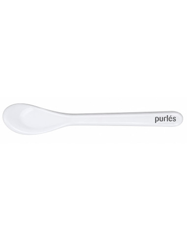 Purlés kosmetisk spatel med Purlés-logo