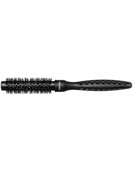 Efalock CARBON BRUSH rundbørste, 19/31 mm, med keramisk belægning og antistatiske børstehår