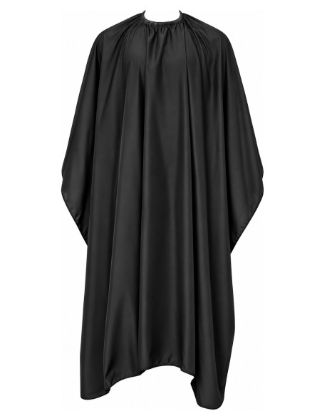 Efalock EASY sort klippekappe, 160 × 150 cm, til beskyttelse af kundens tøj