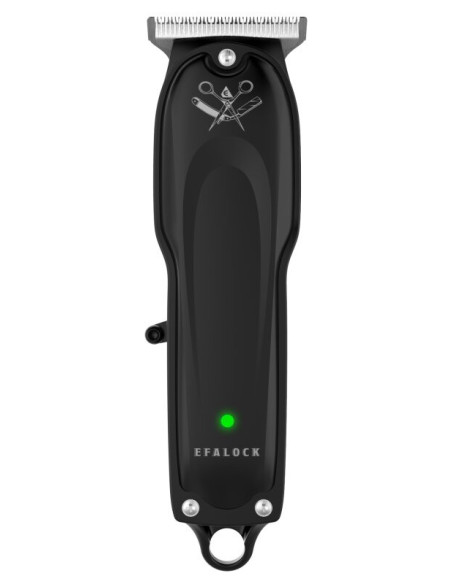 Efalock CLASSIC STYLE sort konturtrimmer med ZERO-skær til klippelængder på 0,0–0,3 mm