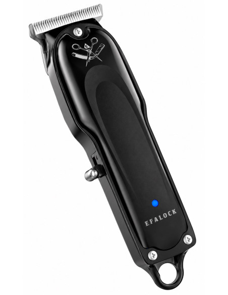 Efalock CLASSIC STYLE sort konturtrimmer med ZERO-skær til klippelængder på 0,0–0,3 mm