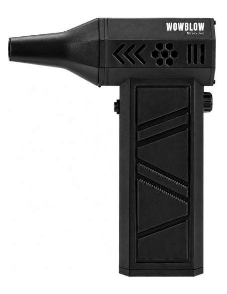 Efalock WOWBLOW MINI-JET sort præcisionsblæser med kold luft til AirTouch-teknikken med 15 blæsehastigheder