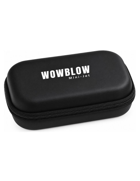 Efalock WOWBLOW MINI-JET sort præcisionsblæser med kold luft til AirTouch-teknikken med 15 blæsehastigheder