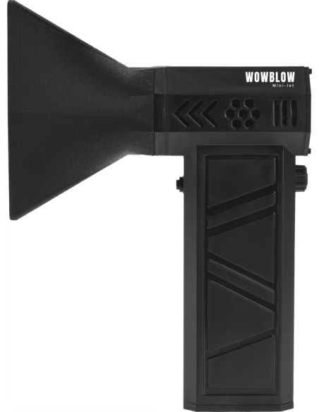 Efalock WOWBLOW MINI-JET sort præcisionsblæser med kold luft til AirTouch-teknikken med 15 blæsehastigheder