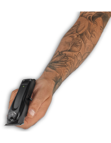 Efalock CLASSIC STYLE sort konturtrimmer med ZERO-skær til klippelængder på 0,0–0,3 mm