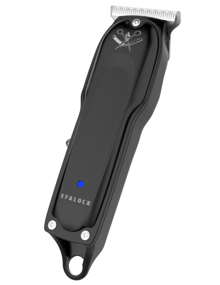 Efalock CLASSIC STYLE sort konturtrimmer med ZERO-skær til klippelængder på 0,0–0,3 mm