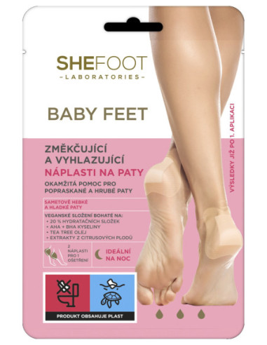SheFoot blødgørende hælplastre, 1 par