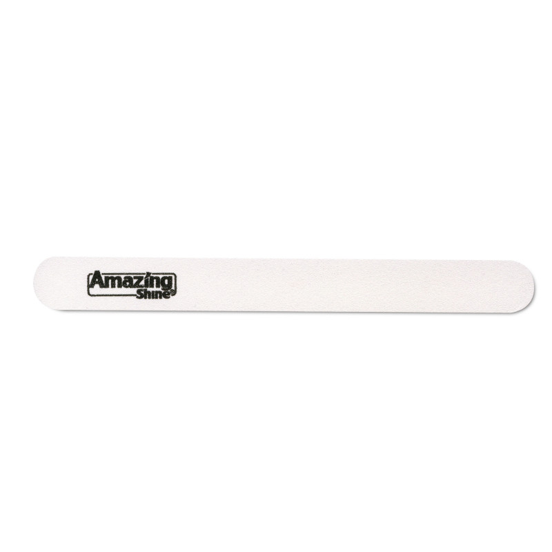 Nail file, 7 &quot,, 100/100, white, pink center Speedy White, 1pc.