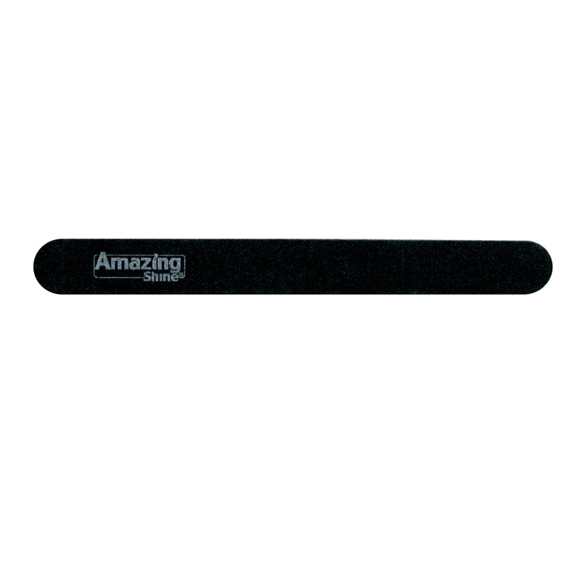 Nail file, 7'', black, pink center, 80/80, Black, 1 pc.