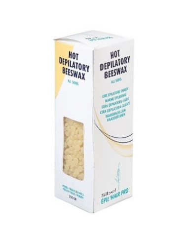 Varm bivoks i perler, honning, 250 ml